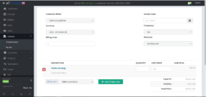 invoicing